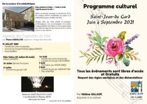 thumbnail of Programme culturel St jean du Gard été 2021